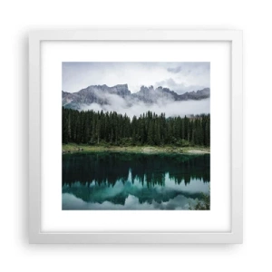 Poszter fekete keretben - Csitt, csit, ne zavard fel az állóvizet... - 30x30 cm