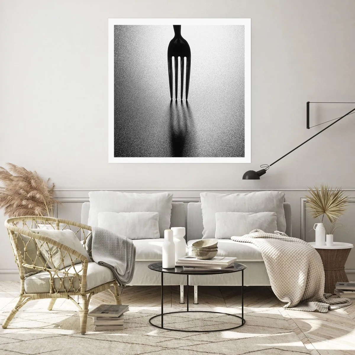 Poszter - Fény és árnyék - 60x60 cm