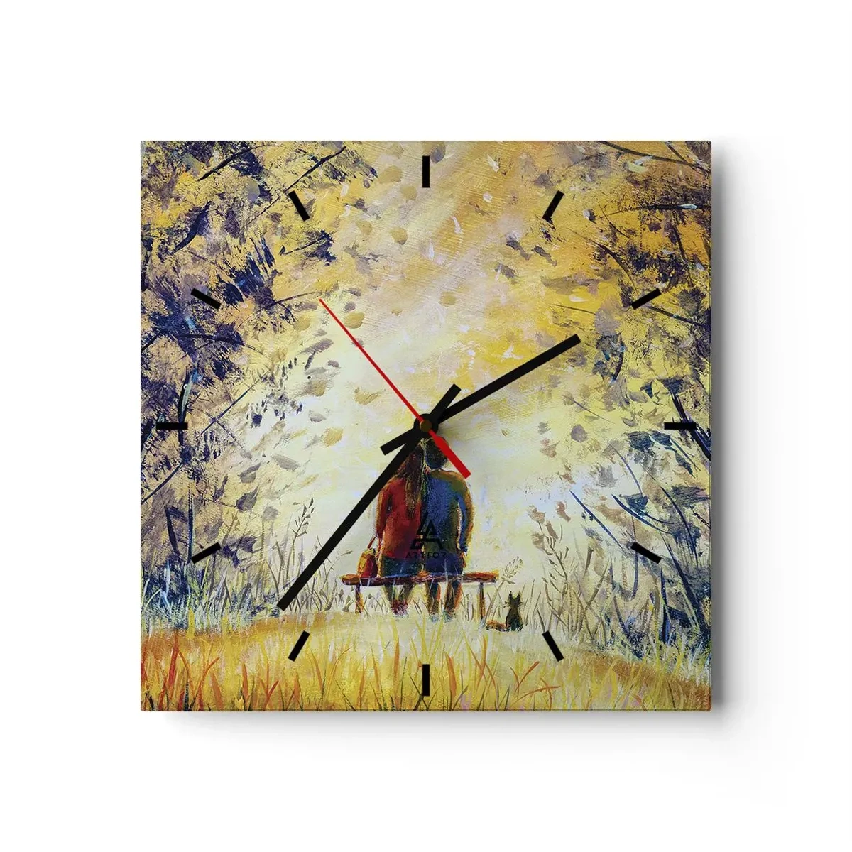 Falióra, Óra - Varázslatos pillanat - 30x30 cm
