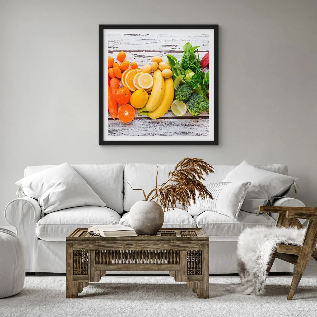 Poszter fehér keretben - Ez nem elég? - 50x50 cm