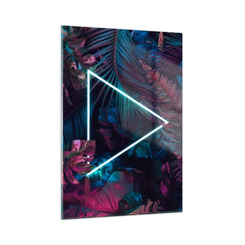 Üveg kép - Disco stílusú kert - 50x70 cm