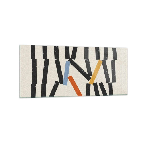 Üveg kép - Dominó - kompozíció - 120x50 cm