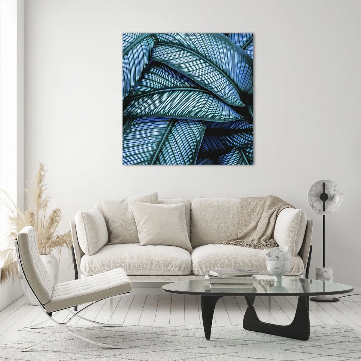 Üveg kép - Életvonalak - 70x70 cm