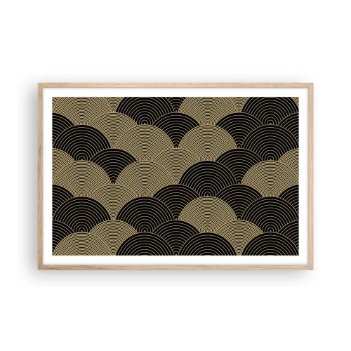 Poszter világos tölgy keretben - Egység a sokféleségben - 91x61 cm