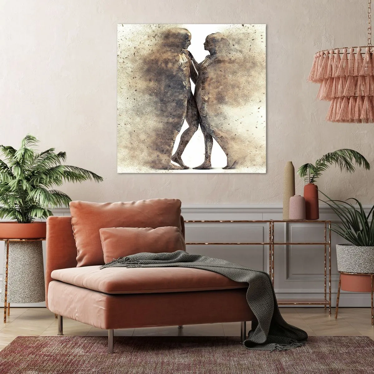 Vászonkép - Felemelkedtek a porból, hogy szeressenek - 30x30 cm