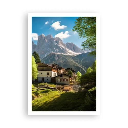 Poszter - Alpesi idill - 70x100 cm