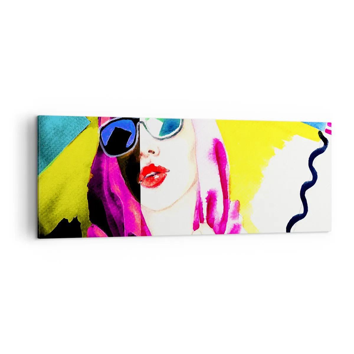 Vászonkép - Nem vagyok fehér és nem vagyok fekete - 140x50 cm