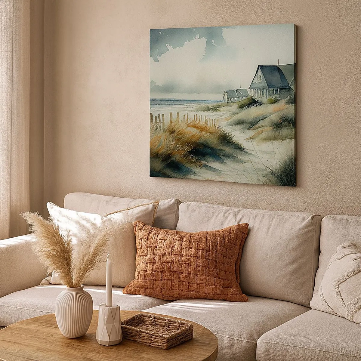 Vászonkép - Távol a nyüzsgéstől - 30x30 cm