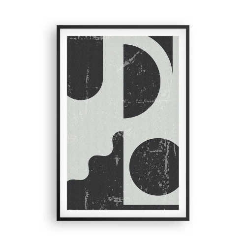 Poszter fehér keretben - Kompozíció fent és lent - 61x91 cm