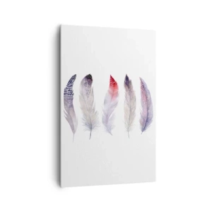 Vászonkép - Gyengéd, mint a sokszínű köd - 80x120 cm