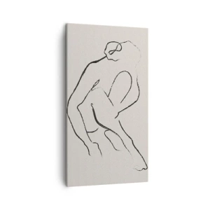 Vászonkép - Intim vázlat - 45x80 cm