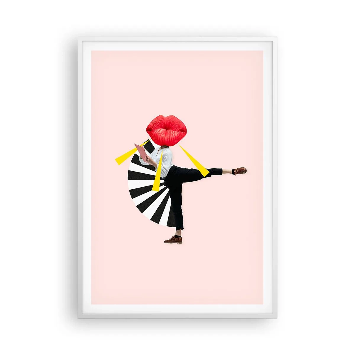 Poszter fekete keretben - Szürreális pop art - 70x100 cm