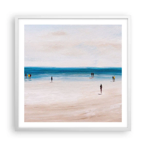 Poszter fekete keretben - Természetes igény - 60x60 cm