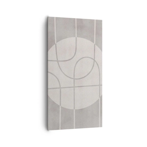 Vászonkép - Körkörös és egyenes - 65x120 cm