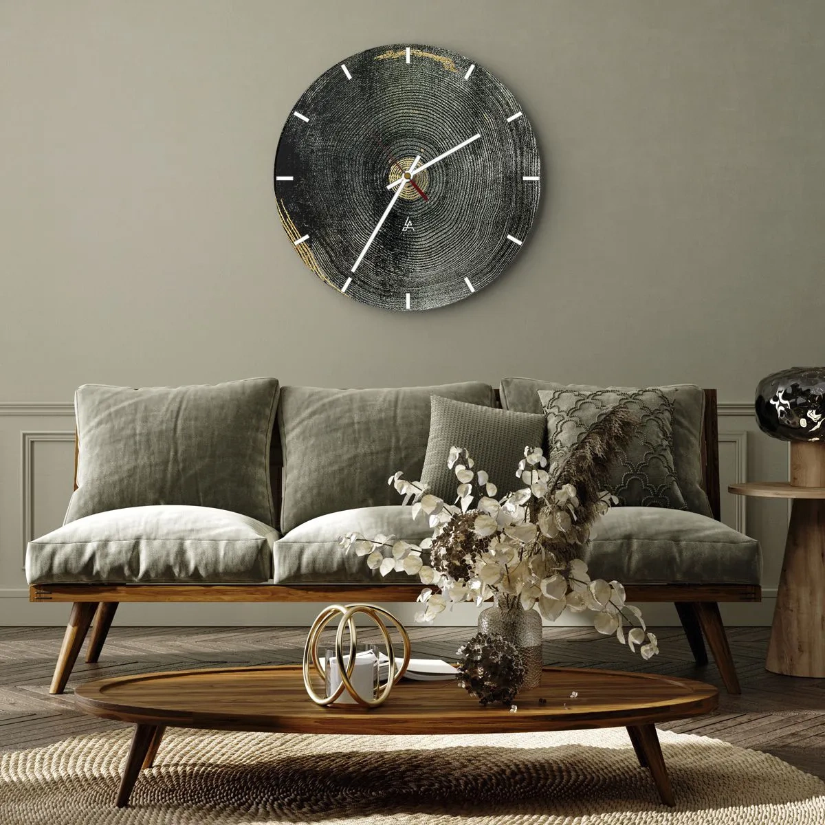 Falióra, Óra - Változás és időtartam - 40x40 cm