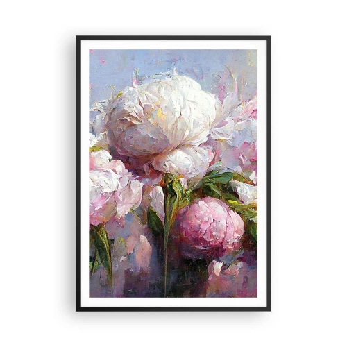 Poszter fehér keretben - Egy csokor, mely csordultig van élettel - 70x100 cm