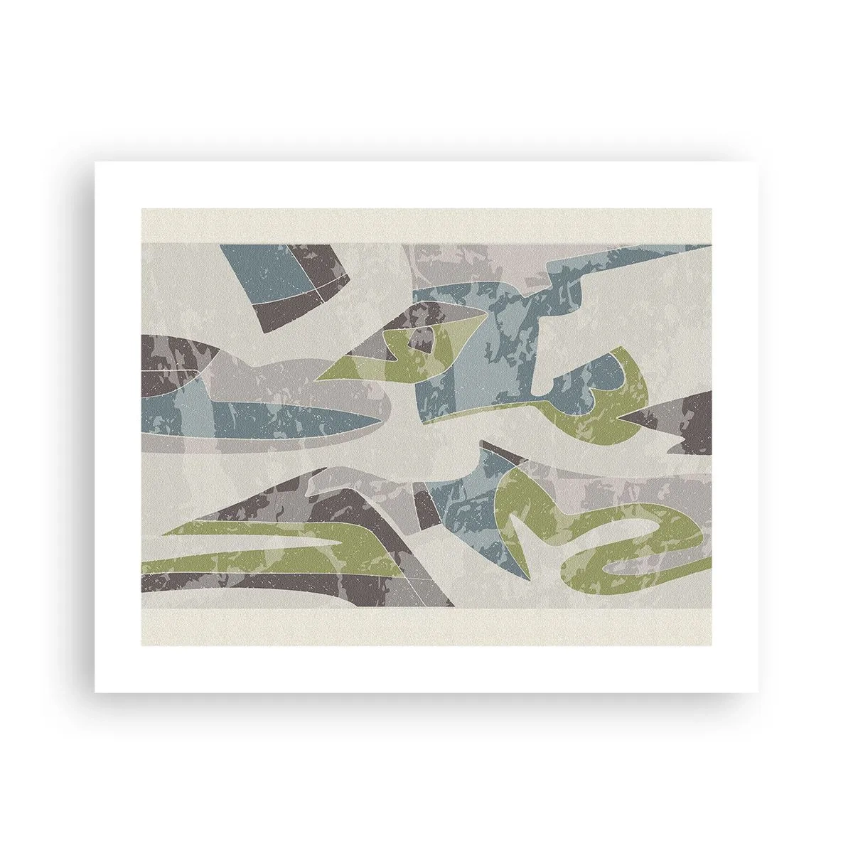 Poszter - Kompozíció üveg mögött - 50x40 cm