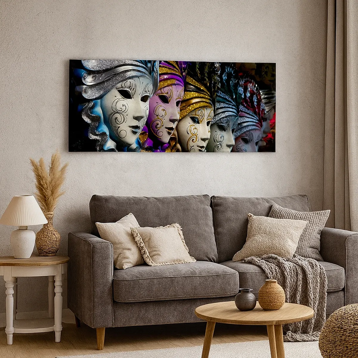 Vászonkép - Rejtély aranyban és ezüstben - 30x30 cm