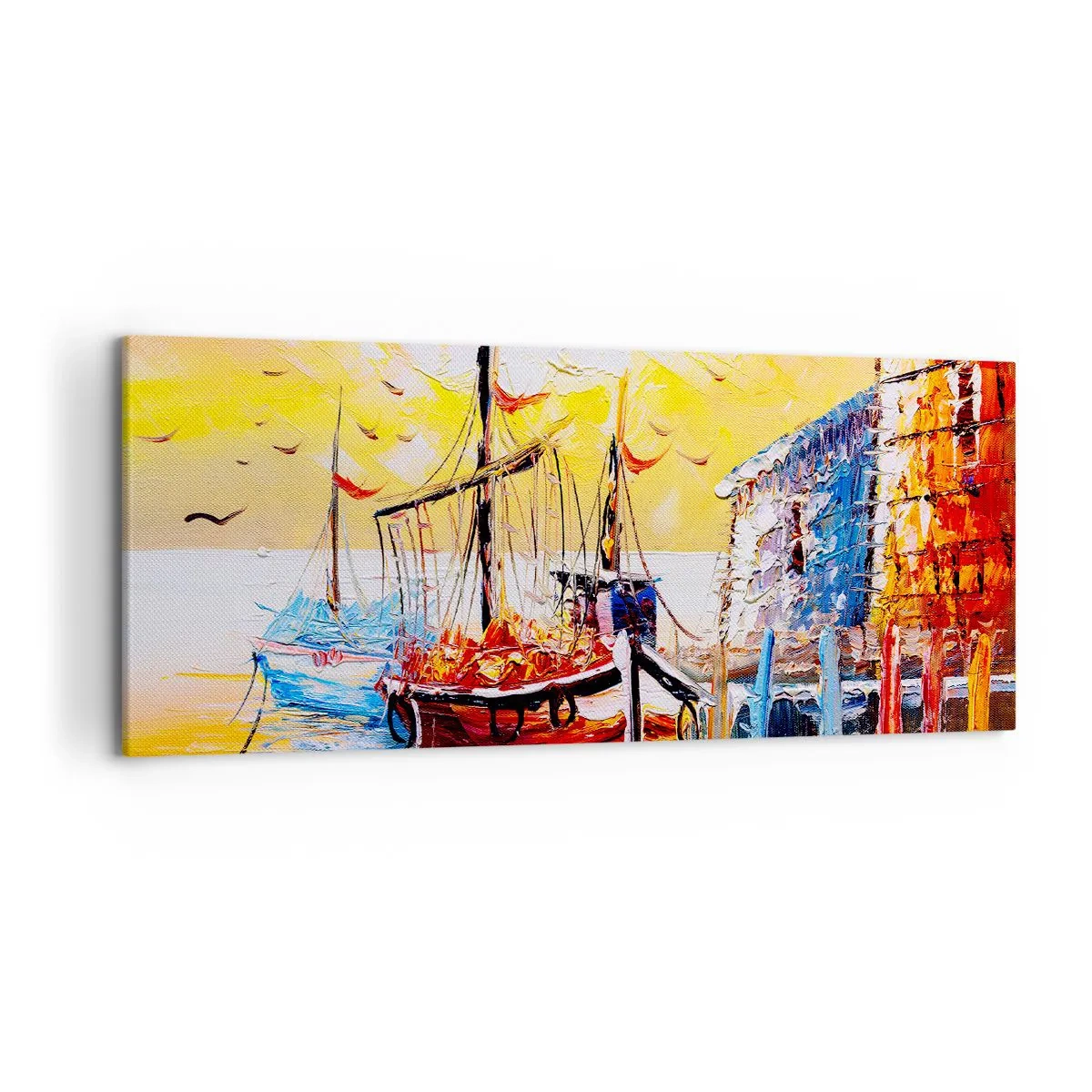 Vászonkép - Boldog visszatérés - 120x50 cm