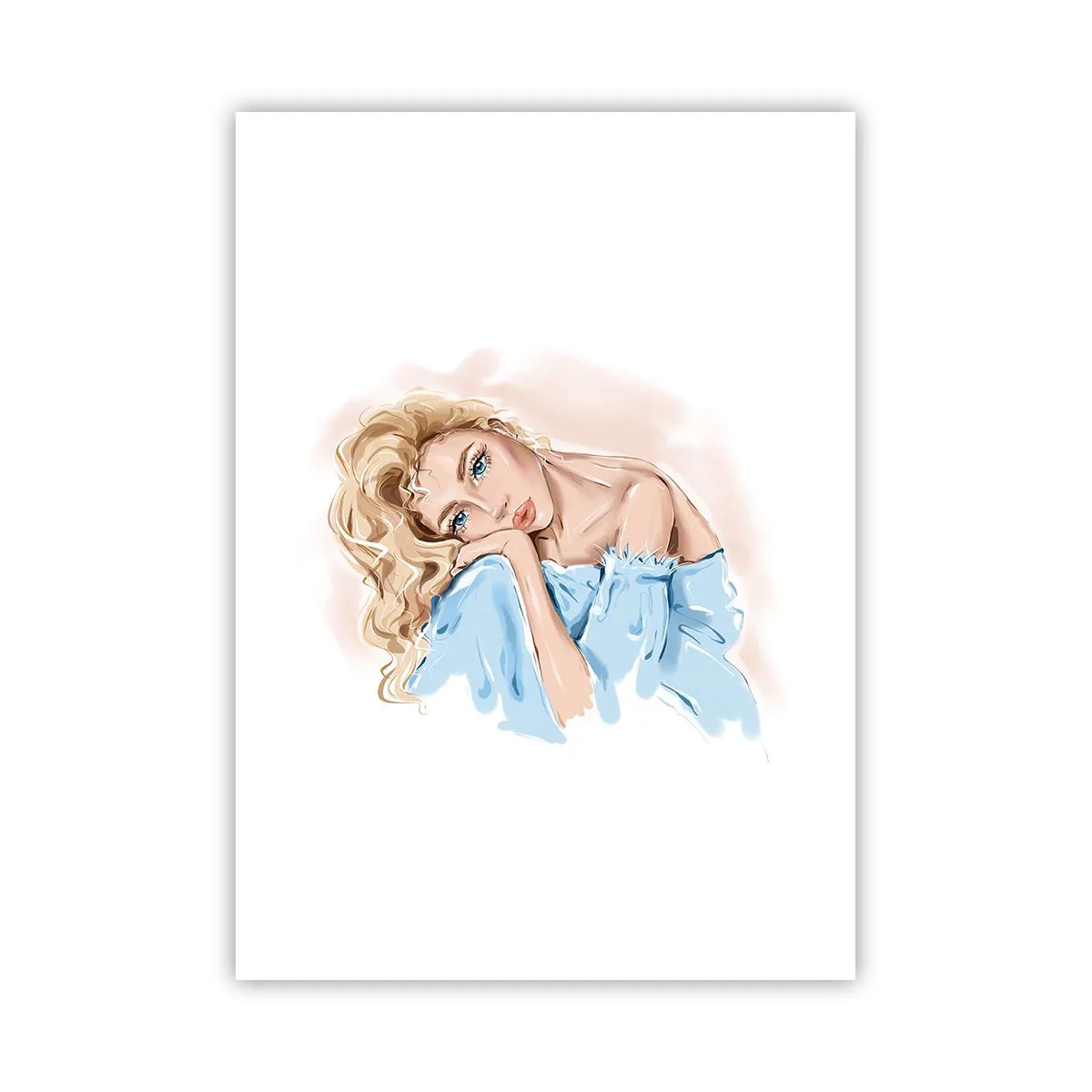 Poszter - Álmodozó a kékben - 50x70 cm