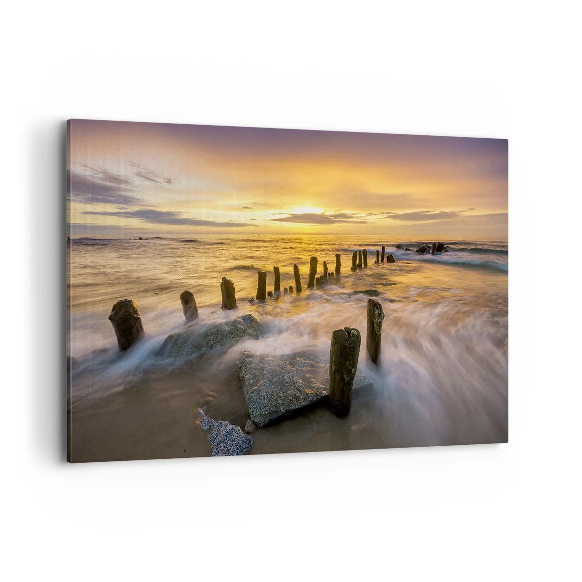 Vászonkép - A Balti-tenger nyers szépsége - 100x70 cm