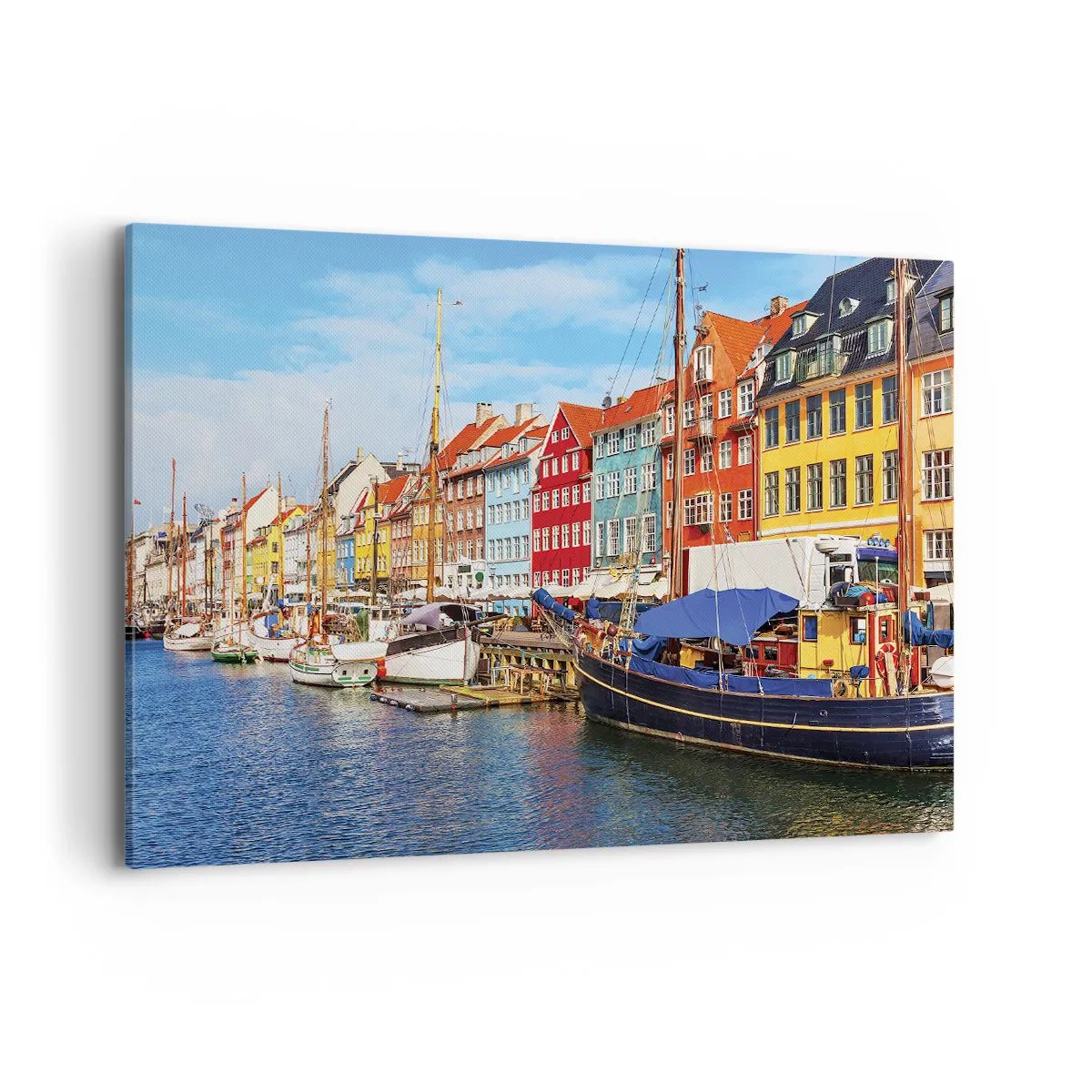 Vászonkép - Örömteli rakpart - 100x70 cm