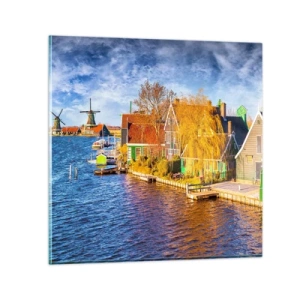 Üveg kép - Évszázadok óta nincs változás - 50x50 cm