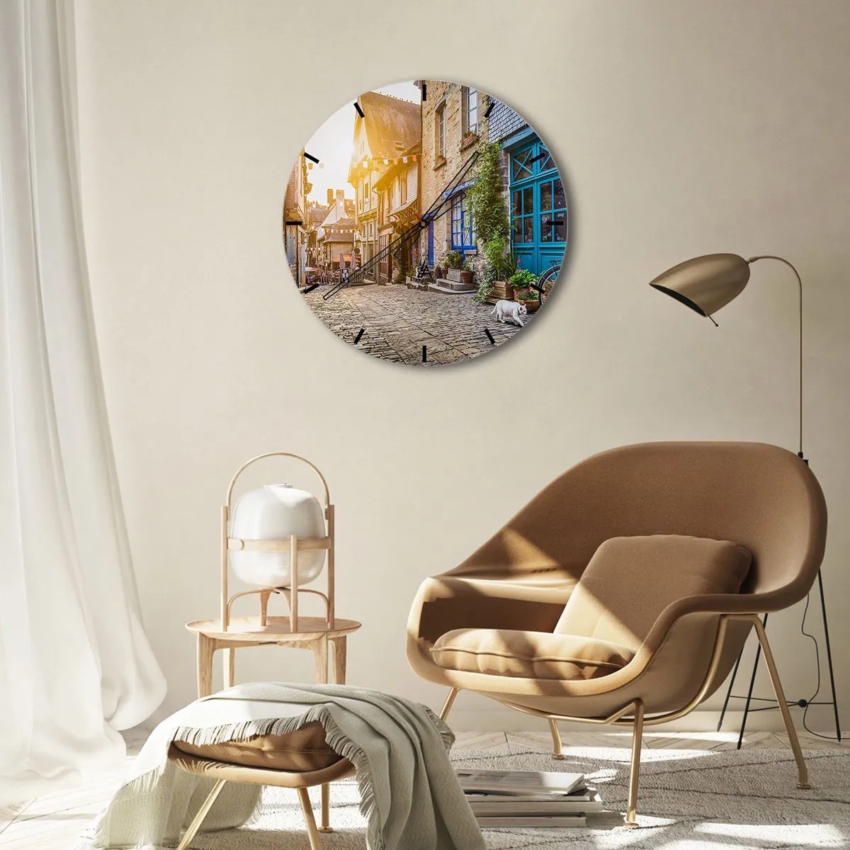 Falióra, Óra - A város fehér szelleme - 40x40 cm