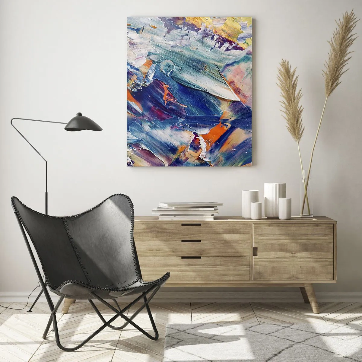 Üveg kép - Színkavalkád - 50x70 cm