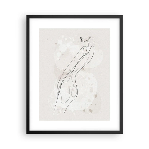 Poszter fehér keretben - Eltévedni nézésben - 40x50 cm