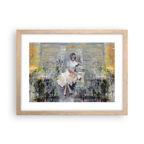 Poszter világos tölgy keretben - Klasszikus és modern - 40x30 cm