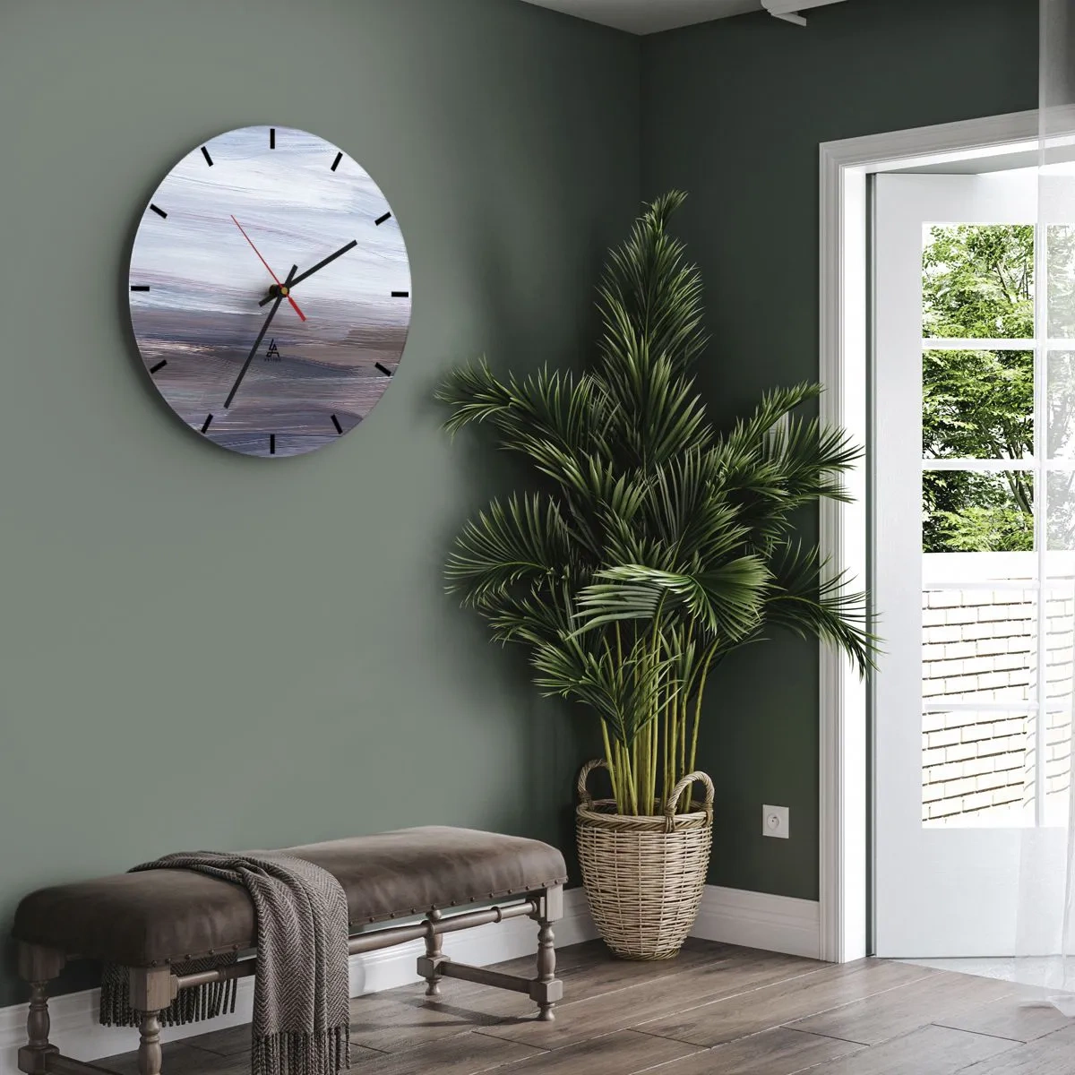 Falióra, Óra - Elemek: víz - 40x40 cm