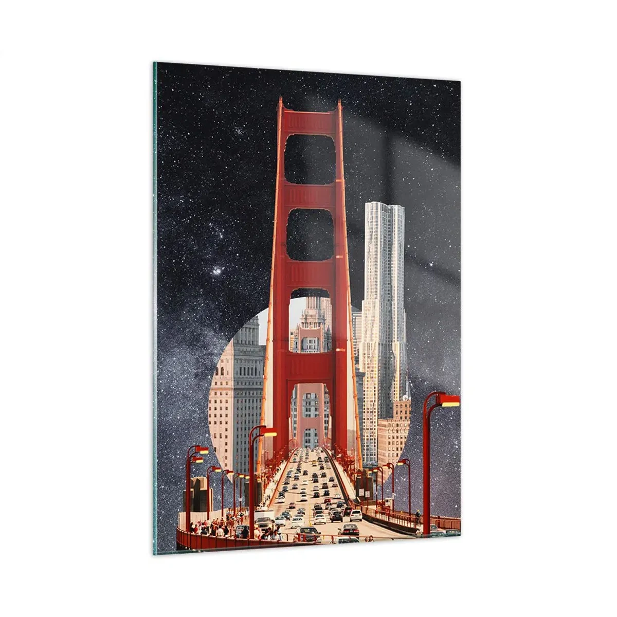 Üveg kép - Mindig a középpontban - 50x70 cm