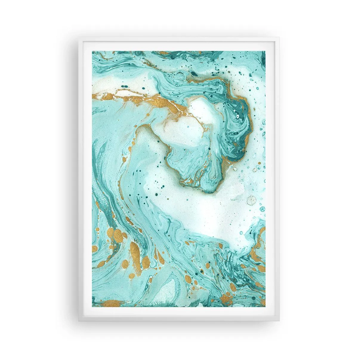 Poszter fekete keretben - Az Edo-korszak nagy hulláma alatt - 70x100 cm