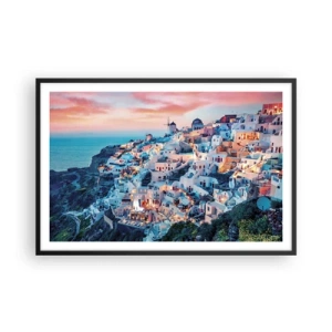 Poszter fehér keretben - Nagyszerű görög vakációd - 91x61 cm