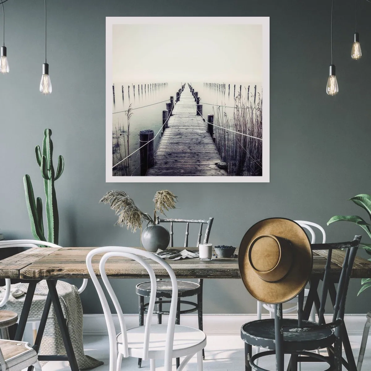 Poszter - Merülj el a békében - 60x60 cm