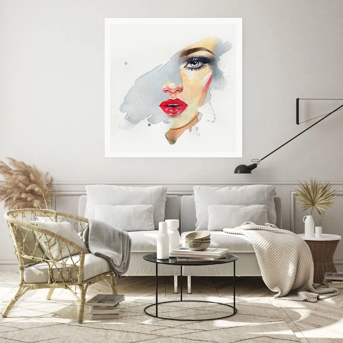 Poszter - Egy vízcsepp tükörkép  - 50x50 cm