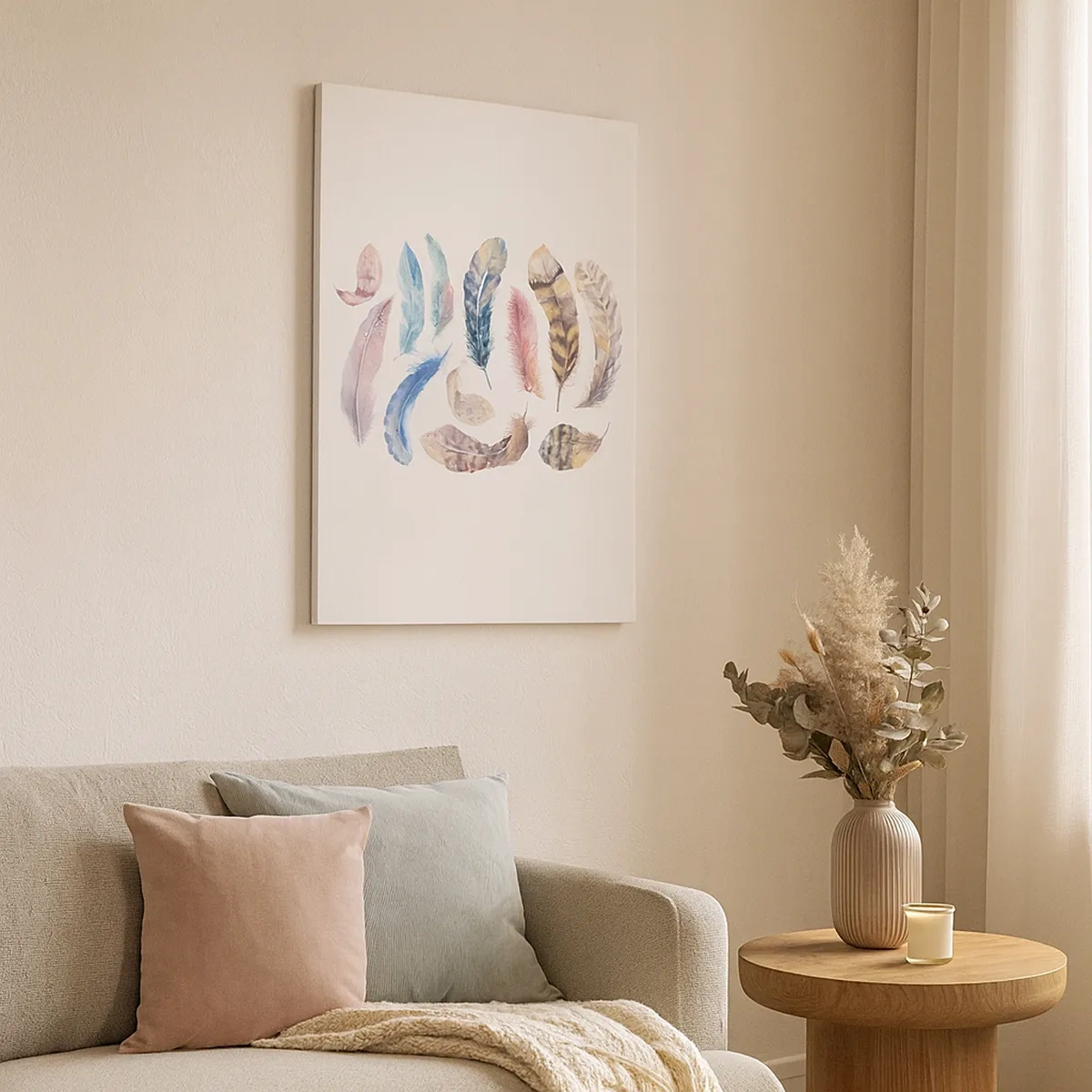 Vászonkép - Könnyű, tarka és sokszínű - 50x70 cm