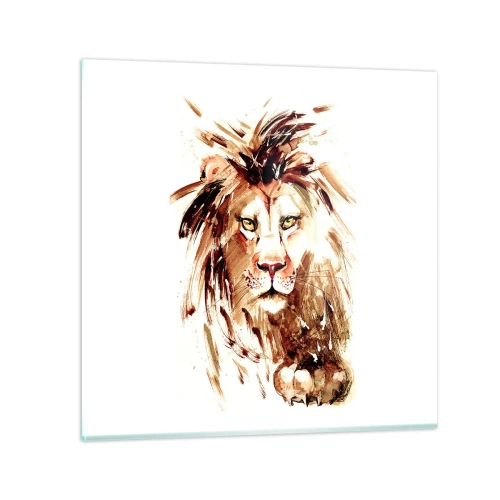 Üveg kép - Erő és méltóság - 30x30 cm