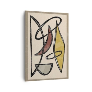 Vászonkép - Függőlegesek és vízszintek - 70x100 cm