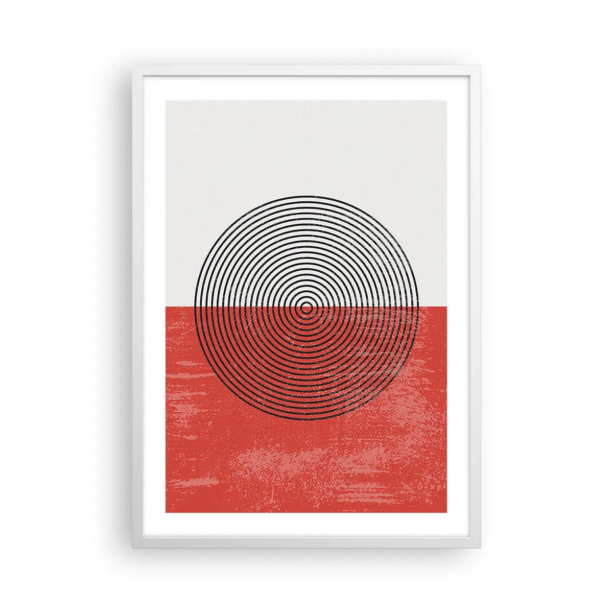 Poszter fekete keretben - Pont a célba - 50x70 cm