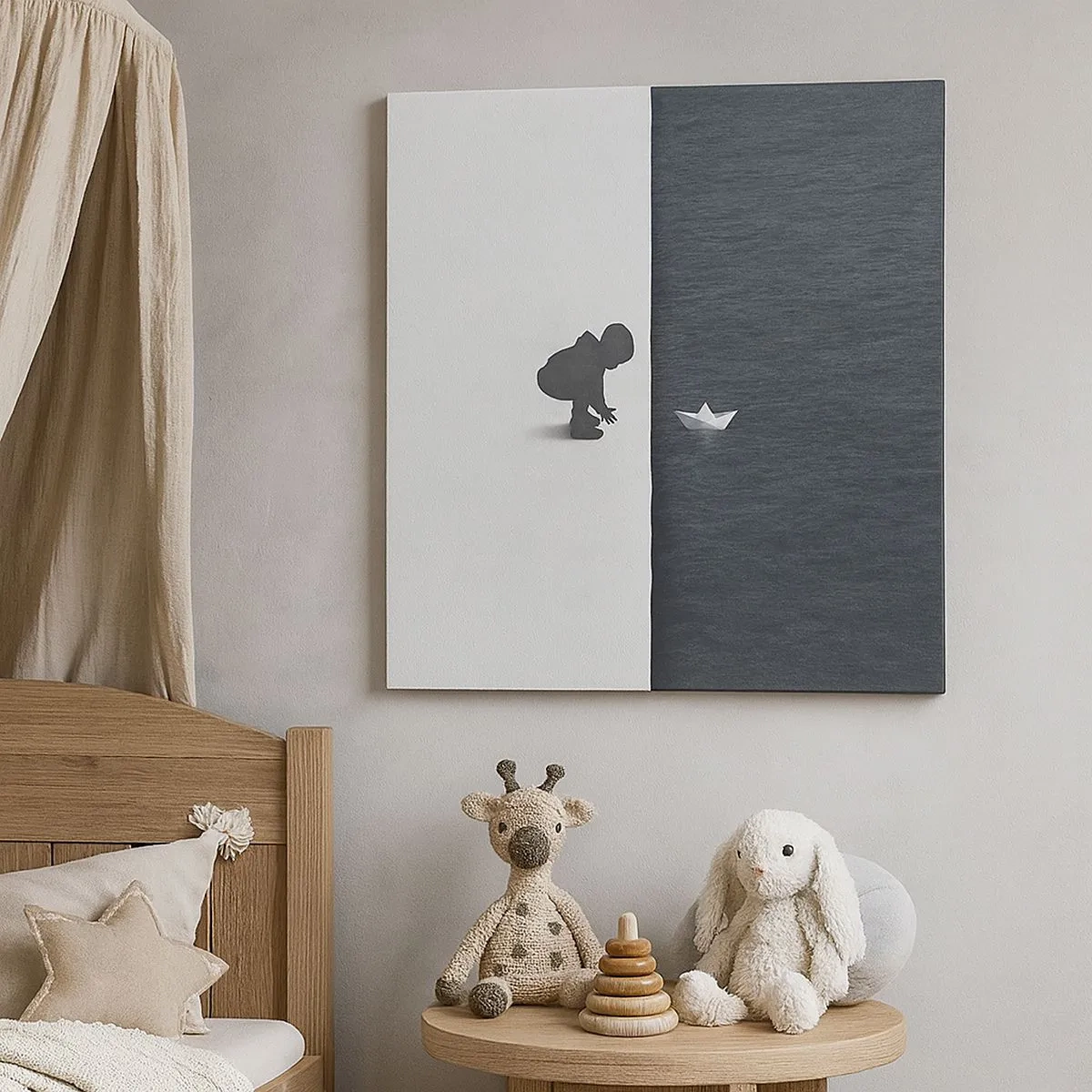 Vászonkép - Nagy utazás - 30x30 cm