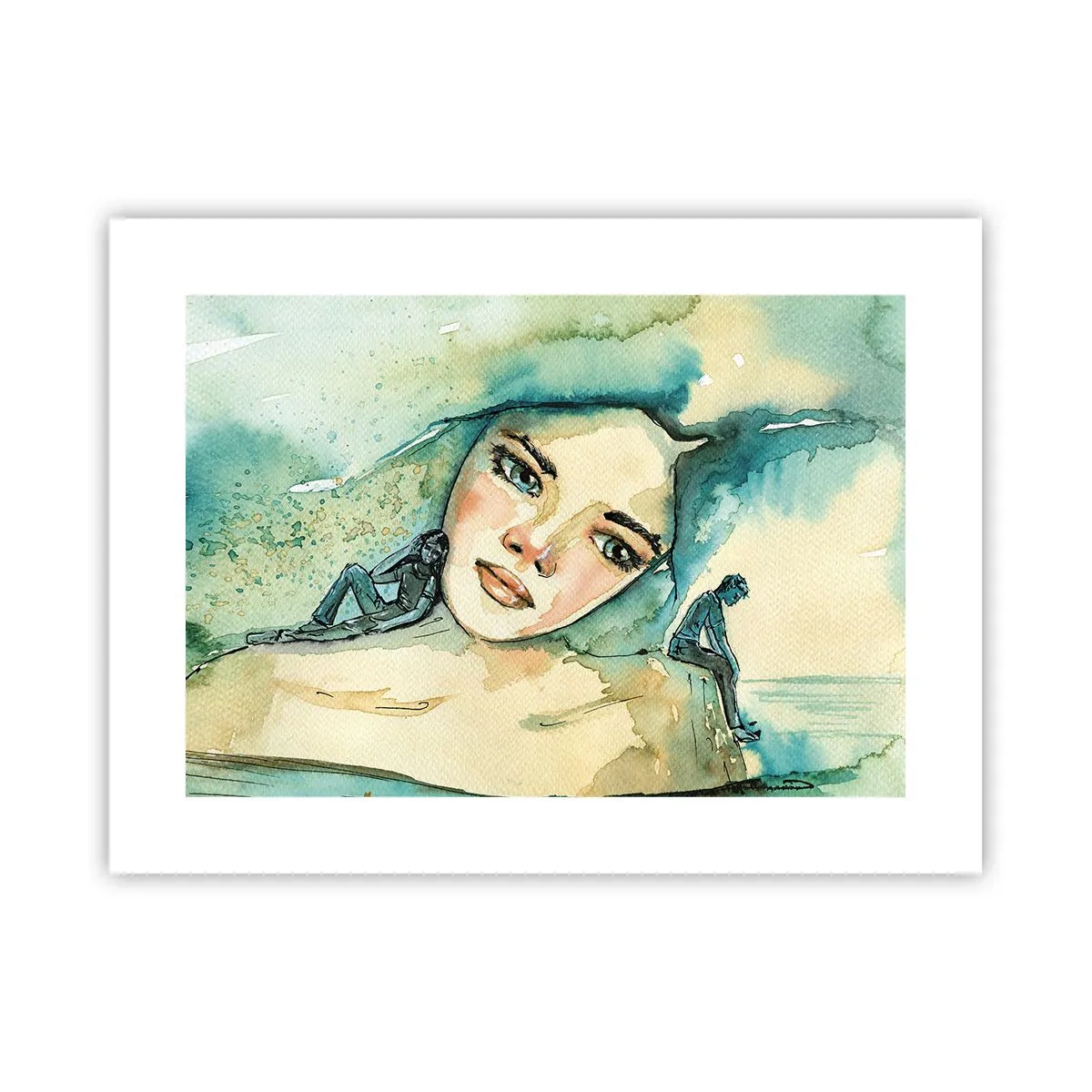 Poszter - Am I blue? - 40x30 cm