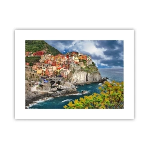 Poszter - Egy csoport a sziklákra simulva - 40x30 cm