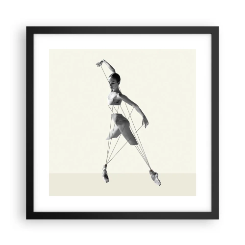 Poszter fehér keretben - A világ színházában - 40x40 cm