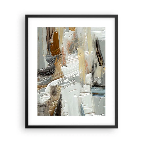 Poszter fehér keretben - Színes rétegződés - 40x50 cm