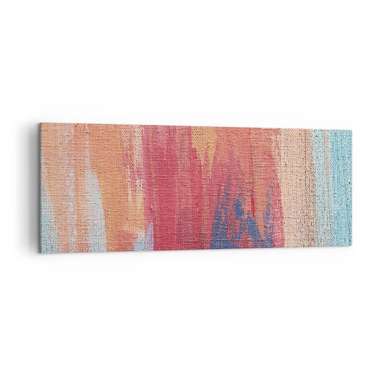 Vászonkép - Szivárványon  kiúszva - 140x50 cm