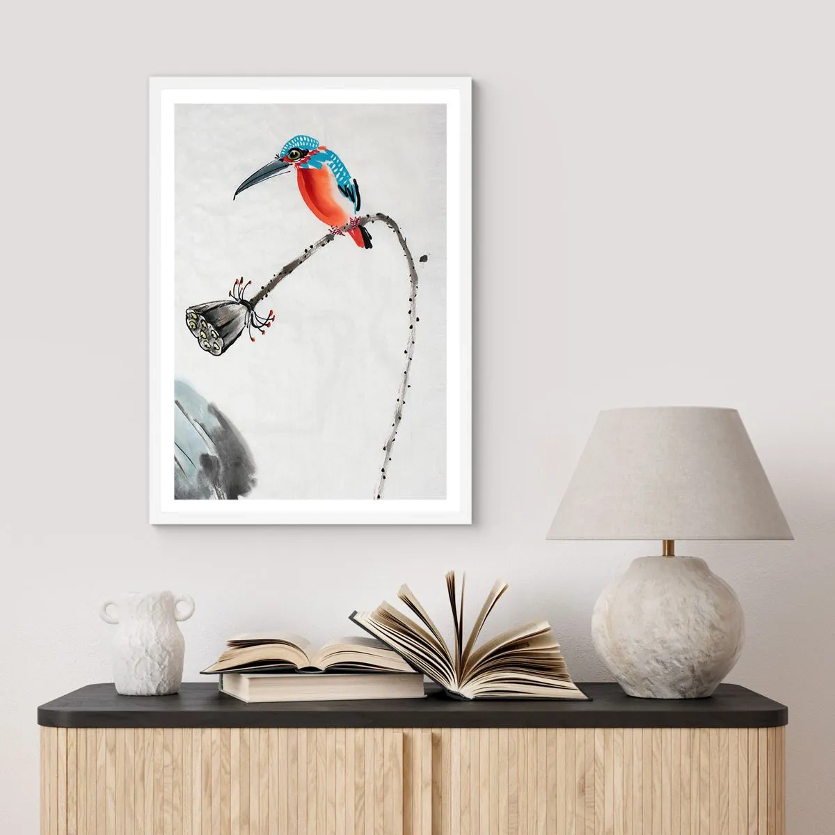 Poszter fekete keretben - A rét élete - 61x91 cm