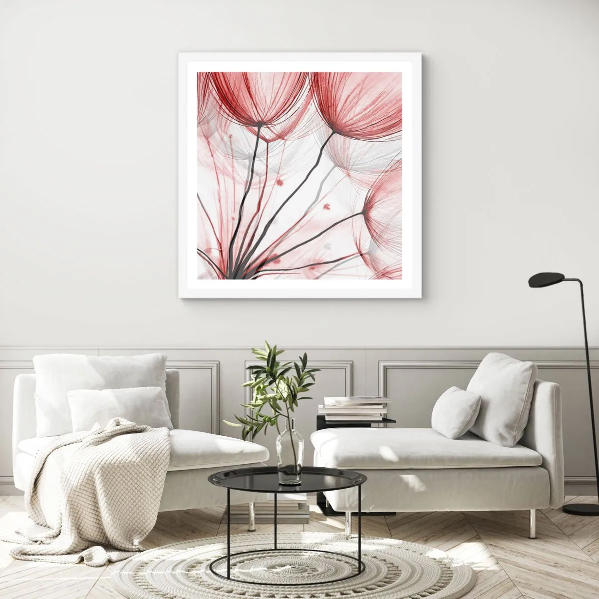 Poszter fekete keretben - Felszállás előtt - 60x60 cm