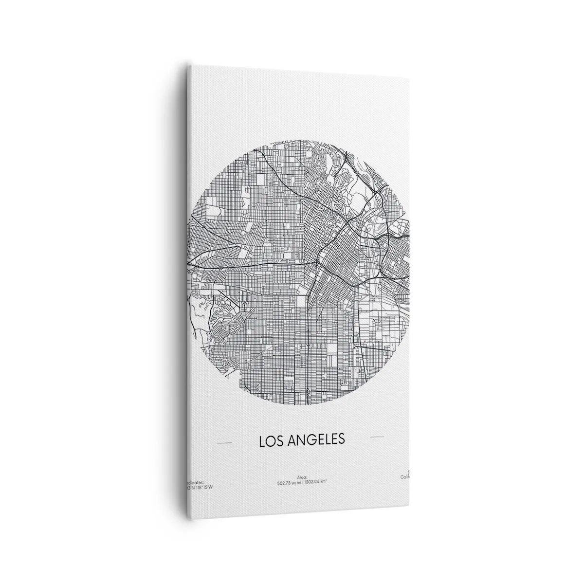 Vászonkép - Los Angeles anatómiája - 55x100 cm